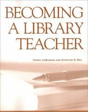 Tapa de Becoming a library teacher