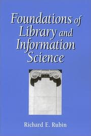 Tapa de Foundations of library and information science