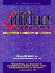 Tapa de The Essential Limited Liability Company Handbook