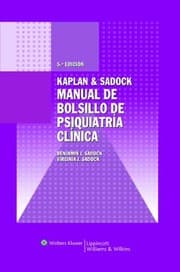 Tapa de Kaplan  Sadock Manual de Bolsillo de Psiquiatria Clinica