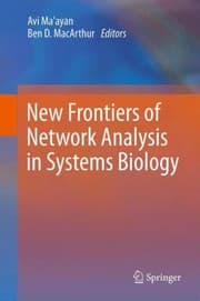 Tapa de New Frontiers of Network Analysis in Systems Biology