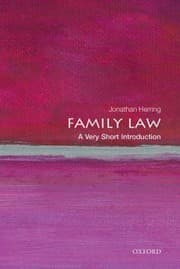 Tapa de Family Law A Very Short Introduction