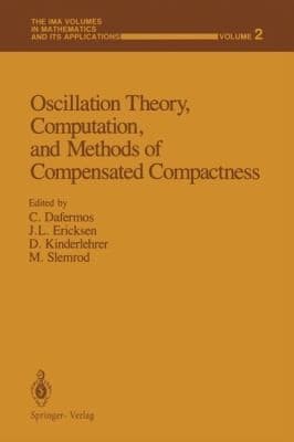 Tapa de Oscillation Theory Computation And Methods Of Compensated Compactness