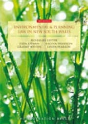Tapa de Environmental And Planning Law In New South Wales