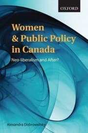 Tapa de Women Public Policy In Canada Neoliberalism And After