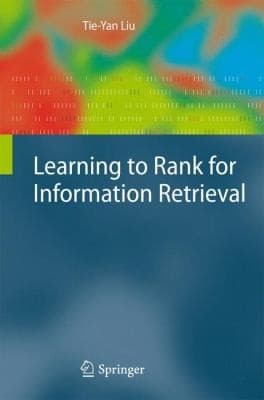 Tapa de Learning to Rank for Information Retrieval