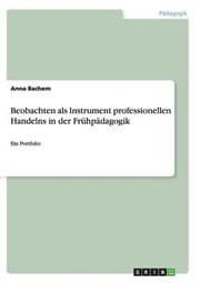 Tapa de Beobachten Als Instrument Professionellen Handelns In Der Fruhpadagogik