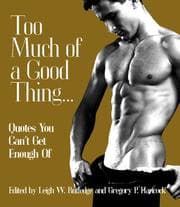 Tapa de Too much of a good thing--