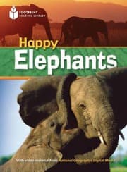 Tapa de Happy Elephants
            
                Footprint Reading Library Level 1