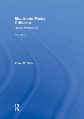 Tapa de Electronic Media Criticism Applied Perspectives