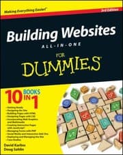 Tapa de Building Websites Allinone For Dummies