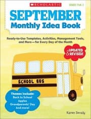 Tapa de September Monthly Idea Book Readytouse Templates Activities Management Tools And Morefor Every Day Of The Month