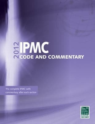 Tapa de 2012 International Property Maintenance Code Commentary