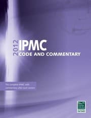 Tapa de 2012 International Property Maintenance Code Commentary