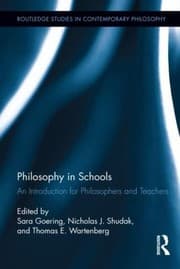 Tapa de Philosophy in Schools
            
                Routledge Studies in Contemporary Philosophy