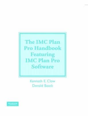 Tapa de IMC Planpro Handbook and IMC Planpro Software Package for Integrated Advertising Promotion and Marketing Communications