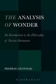 Tapa de The Analysis Of Wonder An Introduction To The Philosophy Of Nicolai Hartmann
