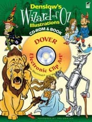 Tapa de Denslows Wizard of Oz Illustrations With CDROM
            
                Dover Electronic Clip Art