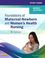 Tapa de Study Guide For Foundations Of Maternalnewborn And Womens Health Nursing