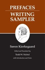 Tapa de Kierkegaards Writings IX Prefaces
            
                Kierkegaards Writings Paperback