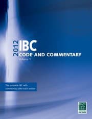 Tapa de 2012 Ibc Code And Commentary