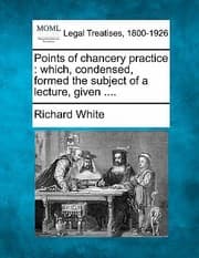 Tapa de Points of Chancery Practice