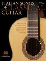 Tapa de Italian Songs For Classical Guitar