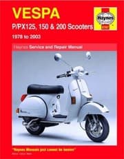 Tapa de Vespa Ppx125 150 200 Service And Repair Manual