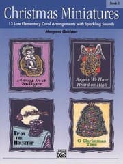 Tapa de Christmas Miniatures Bk 1