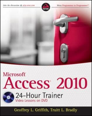 Tapa de Microsoft Access 2010 24hour Trainer