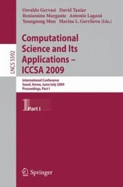 Tapa de Computational Science and Its ApplicationsICCSA 2009
Lecture Notes in Computer Science