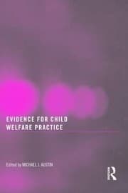 Tapa de Evidence For Child Welfare Practice