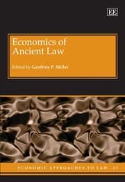 Tapa de Economics of Ancient Law