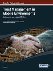 Tapa de Trust Management In Mobile Environments Autonomic And Usable Models