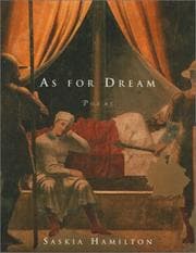 Tapa de As for dream