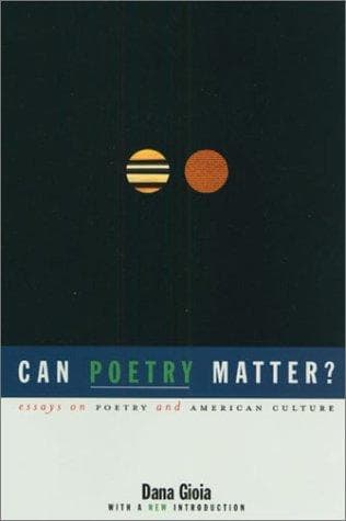Tapa de Can poetry matter?