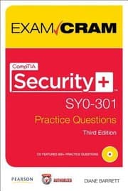 Tapa de Comptia Security Sy0301 Practice Questions