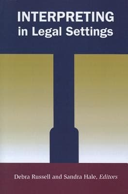 Tapa de Interpreting In Legal Settings