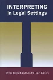 Tapa de Interpreting In Legal Settings