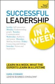 Tapa de Successful Leadership in a Week Carol OConnor