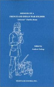 Tapa de Memoir of a French and Indian War soldier