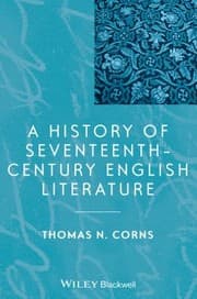 Tapa de A History of SeventeenthCentury English Literature
Blackwell History of Literature