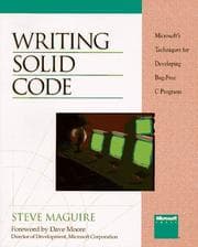Tapa de Writing solid code