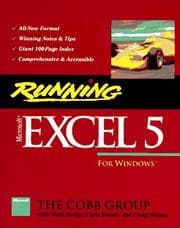 Tapa de Running Microsoft Excel 5 for Windows