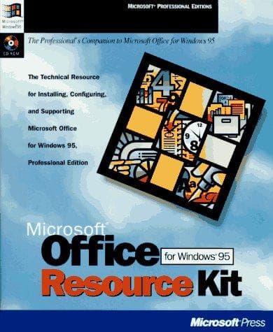 Tapa de Microsoft Office for Windows 95 resource kit