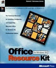 Tapa de Microsoft Office for Windows 95 resource kit