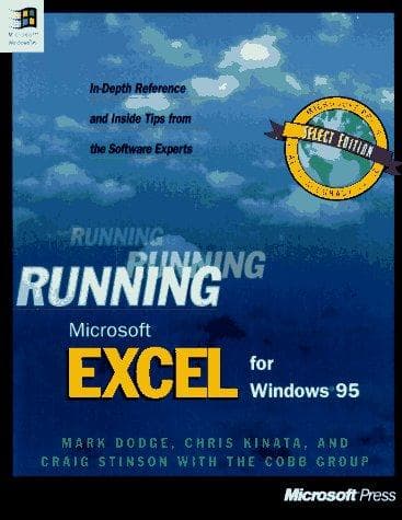 Tapa de Running Microsoft Excel for Windows 95
