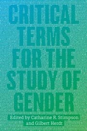 Tapa de Critical Terms for the Study of Gender