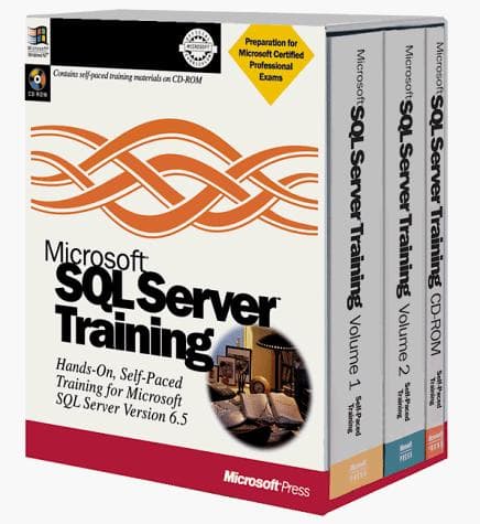 Tapa de Microsoft SQL server training.