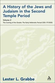 Tapa de A History Of The Jews And Judaism In The Second Temple Period